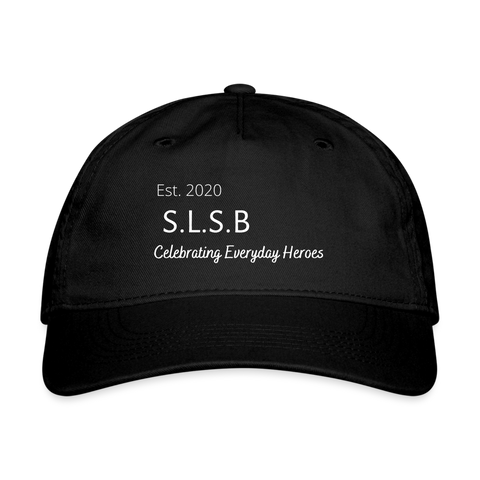 Organic Baseball Cap - black
