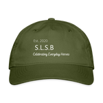 Organic Baseball Cap - olive green