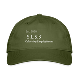 Organic Baseball Cap - olive green