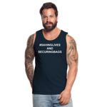 Men’s Premium Tank - deep navy