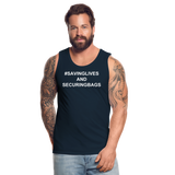 Men’s Premium Tank - deep navy