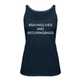 Women’s Premium Tank Top - deep navy