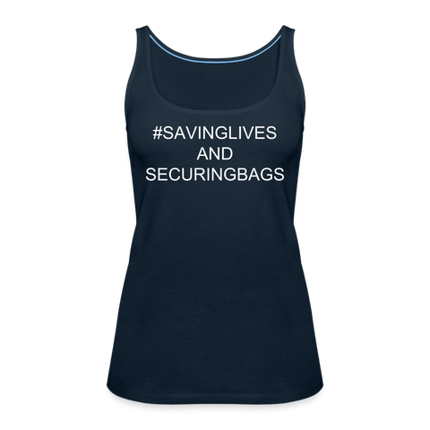 Women’s Premium Tank Top - deep navy