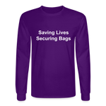 Men's Long Sleeve T-Shirt - purple