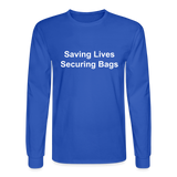 Men's Long Sleeve T-Shirt - royal blue