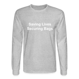 Men's Long Sleeve T-Shirt - heather gray