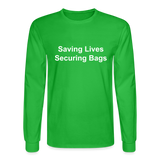 Men's Long Sleeve T-Shirt - bright green