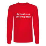 Men's Long Sleeve T-Shirt - red