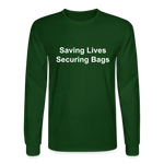 Men's Long Sleeve T-Shirt - forest green