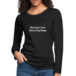 Women's Premium Long Sleeve T-Shirt - black