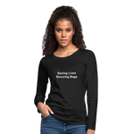 Women's Premium Long Sleeve T-Shirt - black