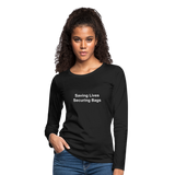 Women's Premium Long Sleeve T-Shirt - black