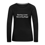 Women's Premium Long Sleeve T-Shirt - black
