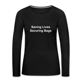 Women's Premium Long Sleeve T-Shirt - black