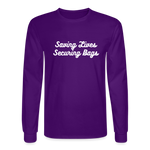 Men's Long Sleeve T-Shirt - purple