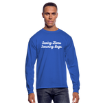 Men's Long Sleeve T-Shirt - royal blue