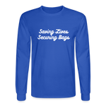 Men's Long Sleeve T-Shirt - royal blue