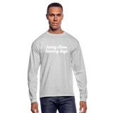 Men's Long Sleeve T-Shirt - heather gray