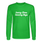 Men's Long Sleeve T-Shirt - bright green