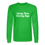 Men's Long Sleeve T-Shirt - bright green