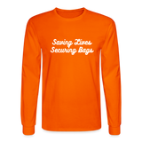 Men's Long Sleeve T-Shirt - orange