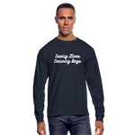 Men's Long Sleeve T-Shirt - navy