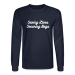 Men's Long Sleeve T-Shirt - navy