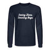 Men's Long Sleeve T-Shirt - navy