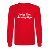 Men's Long Sleeve T-Shirt - red
