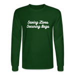 Men's Long Sleeve T-Shirt - forest green
