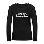 Women's Premium Long Sleeve T-Shirt - black