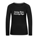 Women's Premium Long Sleeve T-Shirt - black