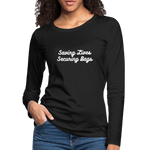 Women's Premium Long Sleeve T-Shirt - black