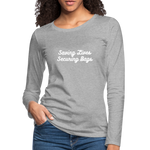 Women's Premium Long Sleeve T-Shirt - heather gray