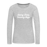 Women's Premium Long Sleeve T-Shirt - heather gray